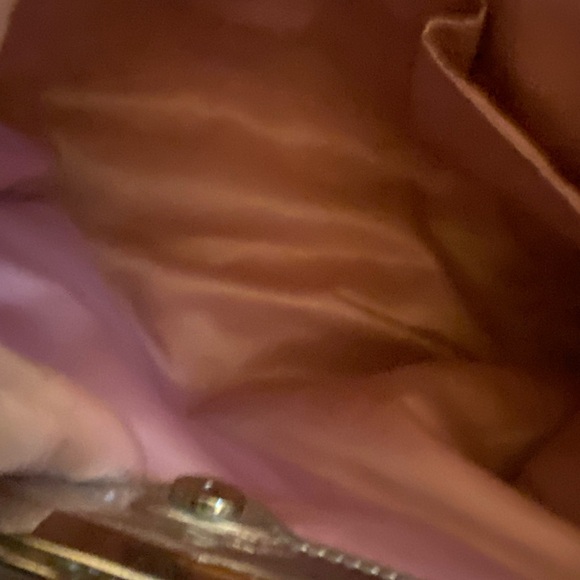 COACH ERGO SIGNATURE TOTE BAG PINK SILVER CANVAS TOTEBAG - Picture 9 of 15